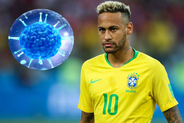 Neymar tests coronavirus positive