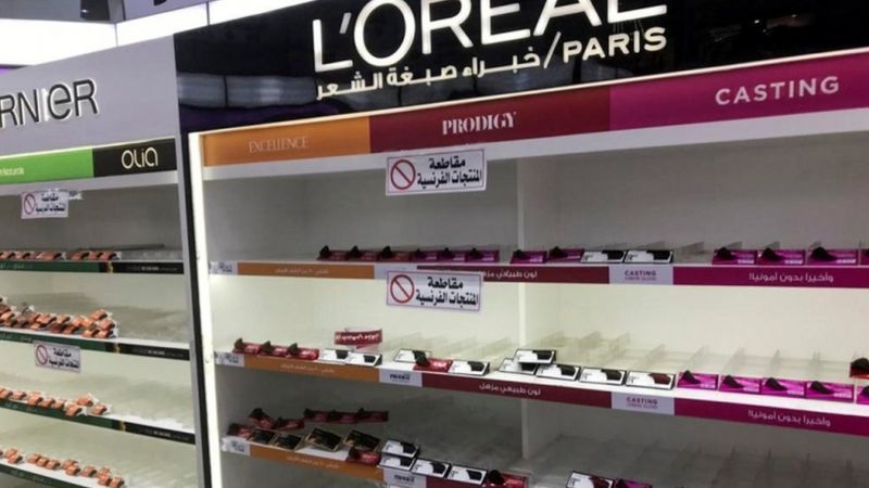 France urges Arab nations to prevent boycotts over Macron’s cartoons defence