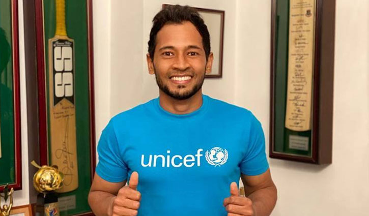 UNICEF named Mushfiqur as Nat`l Ambassador