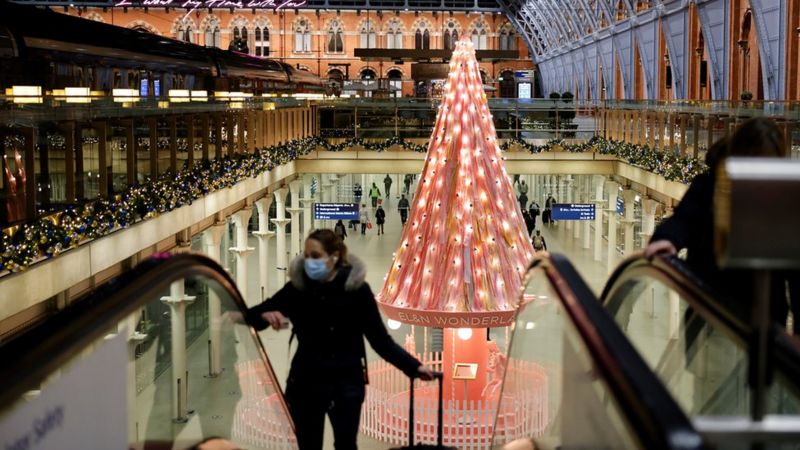 Covid-19: Plan Christmas travel ‘carefully’, says Grant Shapps