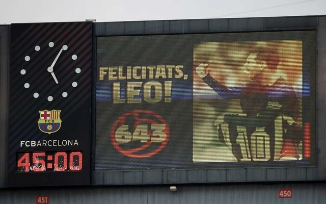 Barca held by Valencia as Messi matches Pele goal haul