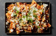 Mexican nachos in native style