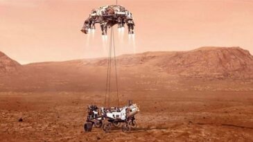 NASA’s robotic vehicle Perseverance landed on Mars