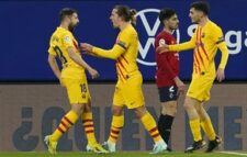 Barca narrowed the gap with Atletico after losing to Osasuna