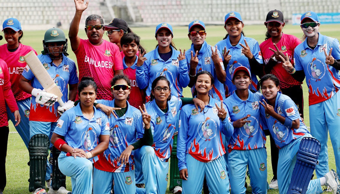 Jahanara-Salma’s team  won the gold medal