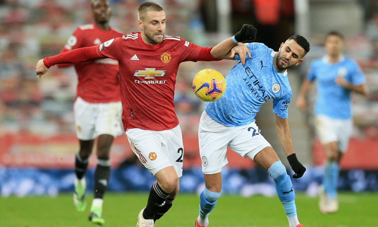 Manchester United gave a taste of defeat to Manchester City