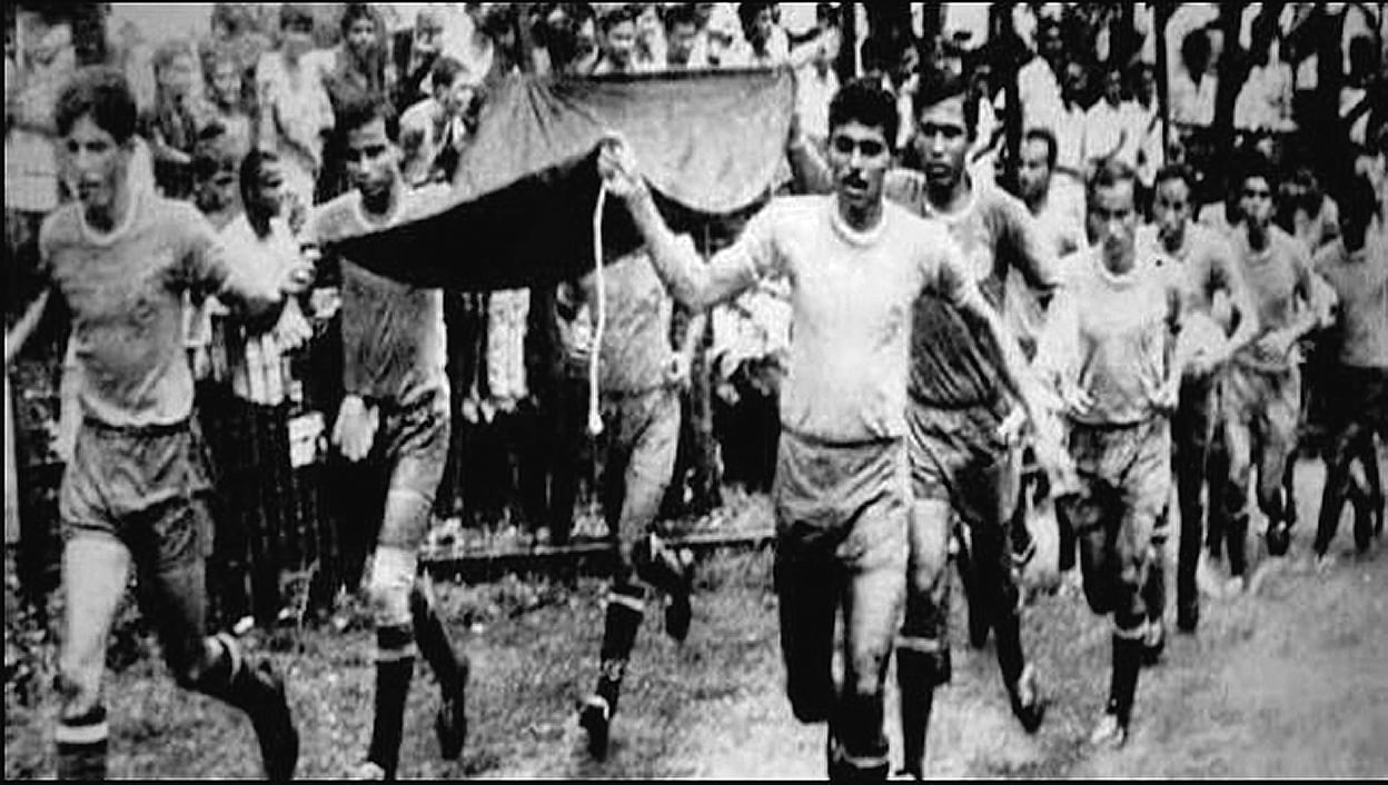 The war of independence by playing football in the liberation struggle of Bangladesh