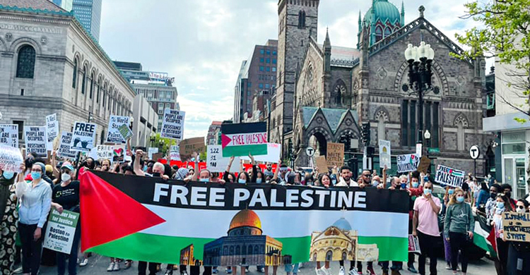 Protest rallies against Israel in the UK