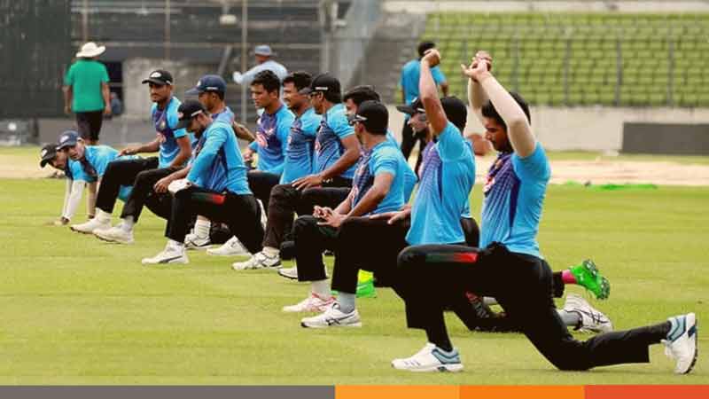 Members of the Bangladesh cricket team are still practicing while fasting