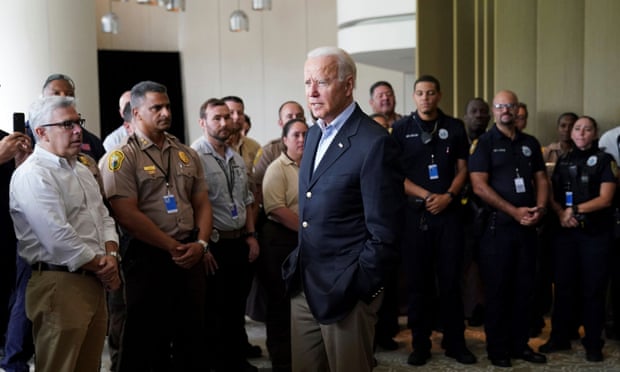 ‘The whole nation is mourning with these families,’ Biden says in Miami
