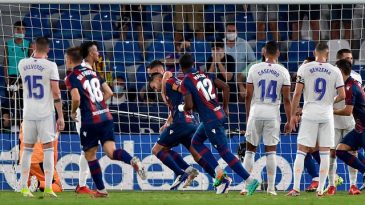 Real Madrid draw 3-3 at Levante in epic encounter