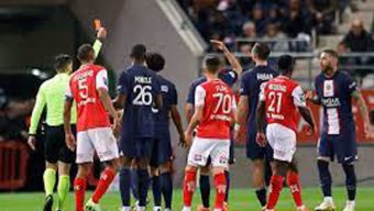 Ramos sees red as PSG concede draw at Reims in Ligue 1