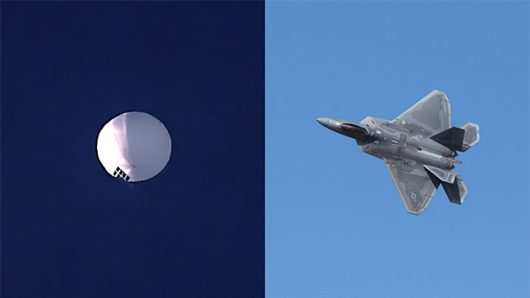 US fighter jet shoots down suspected Chinese spy balloon