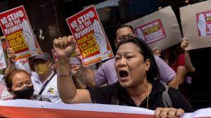 Protesters mark Myanmar coup anniversary