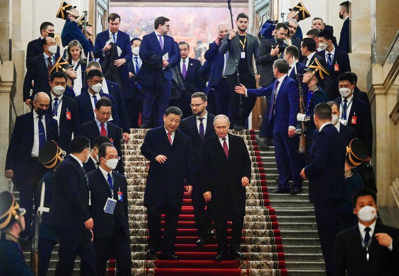 Russia hits Ukraine with drones, missiles after solidarity visit from Xi