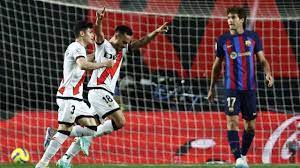 La Liga leaders Barcelona lose at Rayo Vallecano