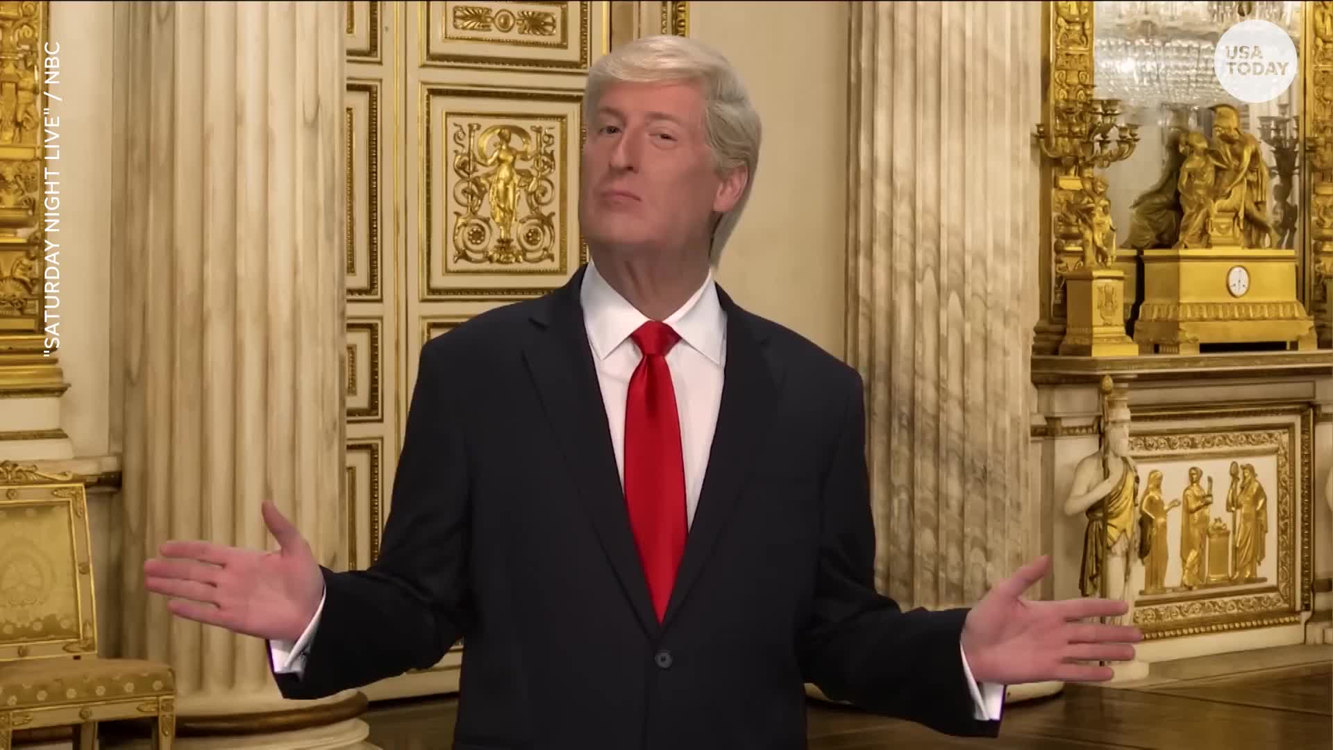 Donald Trump spoof crashes The Last Supper