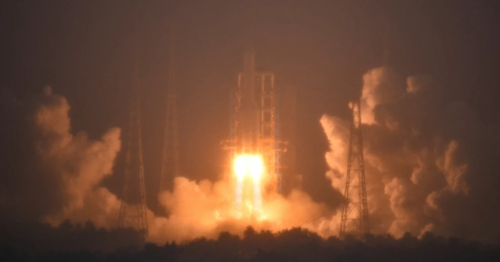 Chinese lunar probe returns to Earth with world’s first samples from far side of moon